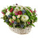 basket of chrysanthemums and roses. Zhuhai